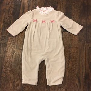 Janie & Jack Velour Romper